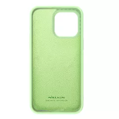 Apple iPhone 15 Pro skal grön NILLKIN CAMSHIELD SILKY MAGNETIC SILICON