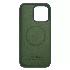 Apple iPhone 15 Pro skal grön NILLKIN CAMSHIELD SILKY MAGNETIC SILICON