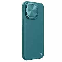 Apple iPhone 15 Pro чехол зеленый NILLKIN CAMSHIELD PROP LEATHER MAGNETIC