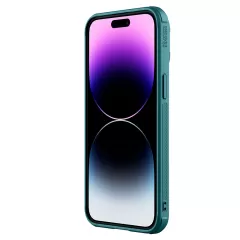 Apple iPhone 15 Pro чехол зеленый NILLKIN CAMSHIELD PROP LEATHER MAGNETIC