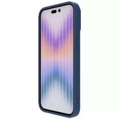 Apple iPhone 15 Pro skal blå NILLKIN CAMSHIELD SILKY MAGNETIC SILICON