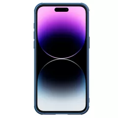 Apple iPhone 15 Pro чехол синий NILLKIN CAMSHIELD PROP LEATHER MAGNETIC