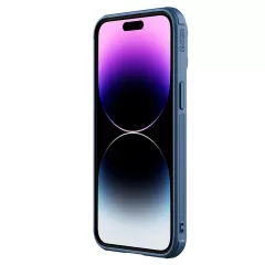 Apple iPhone 15 Pro чехол синий NILLKIN CAMSHIELD PROP LEATHER MAGNETIC