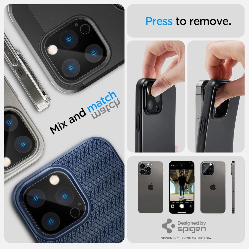 Apple iPhone 15 Pro Max apsauginis stiklas  SPIGEN OPTIK.TR CAMERA PROTECTOR 2-PACK