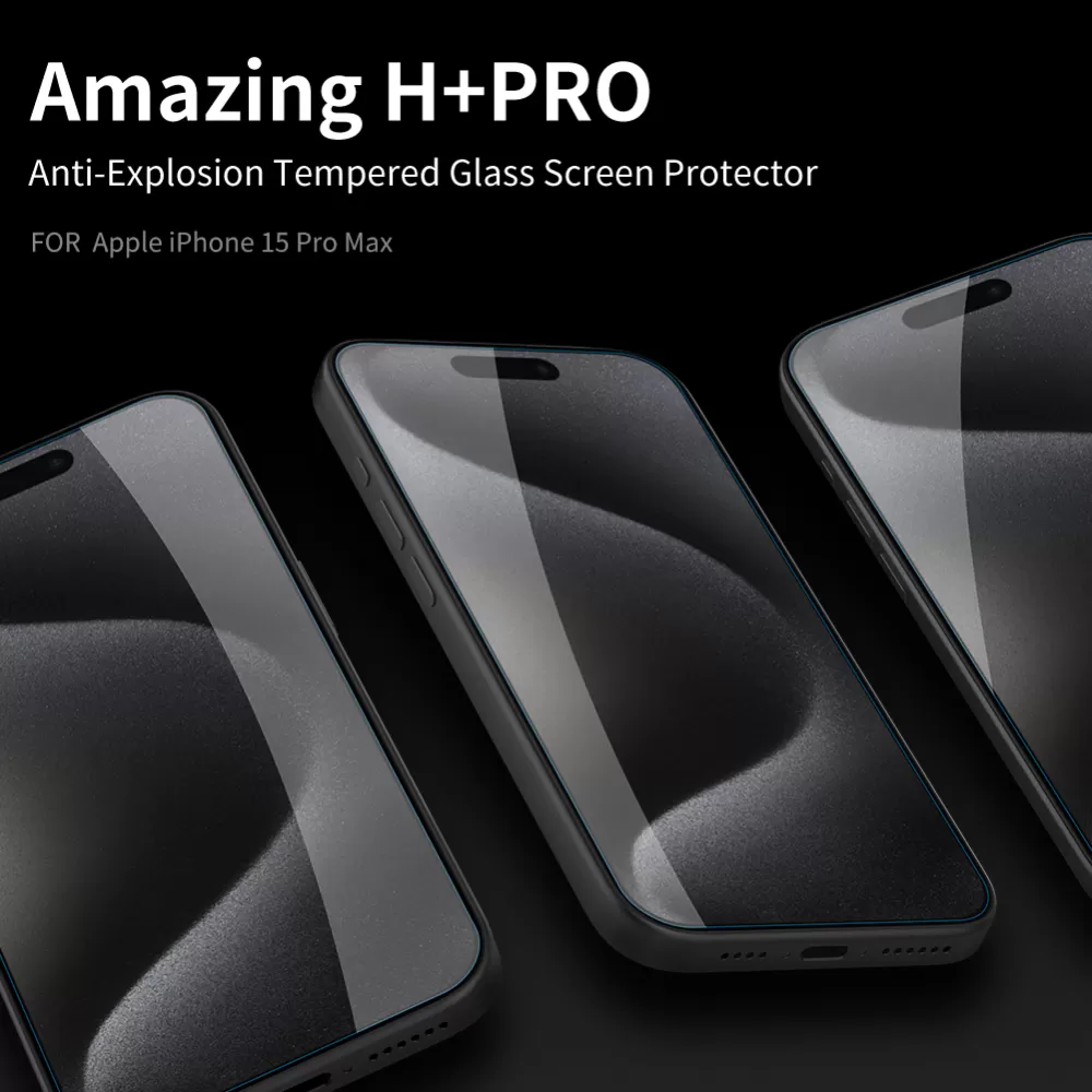 Apple iPhone 15 Pro Max Tempered glass  NILLKIN H+PRO
