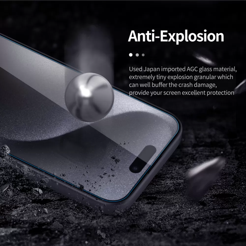 Apple iPhone 15 Pro Max Tempered glass  NILLKIN H+PRO