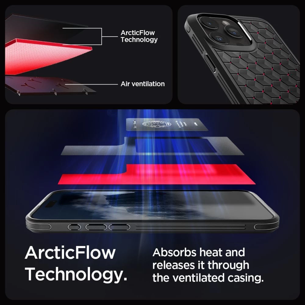 Apple iPhone 15 Pro Max чехол  SPIGEN CRYO ARMOR