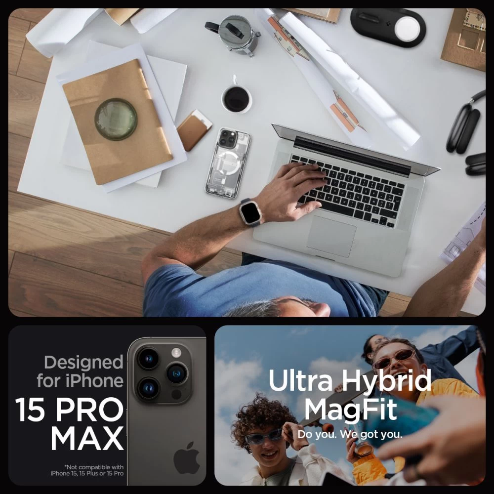 Apple iPhone 15 Pro Max ümbris  SPIGEN ULTRA HYBRID MAG MAGSAFE