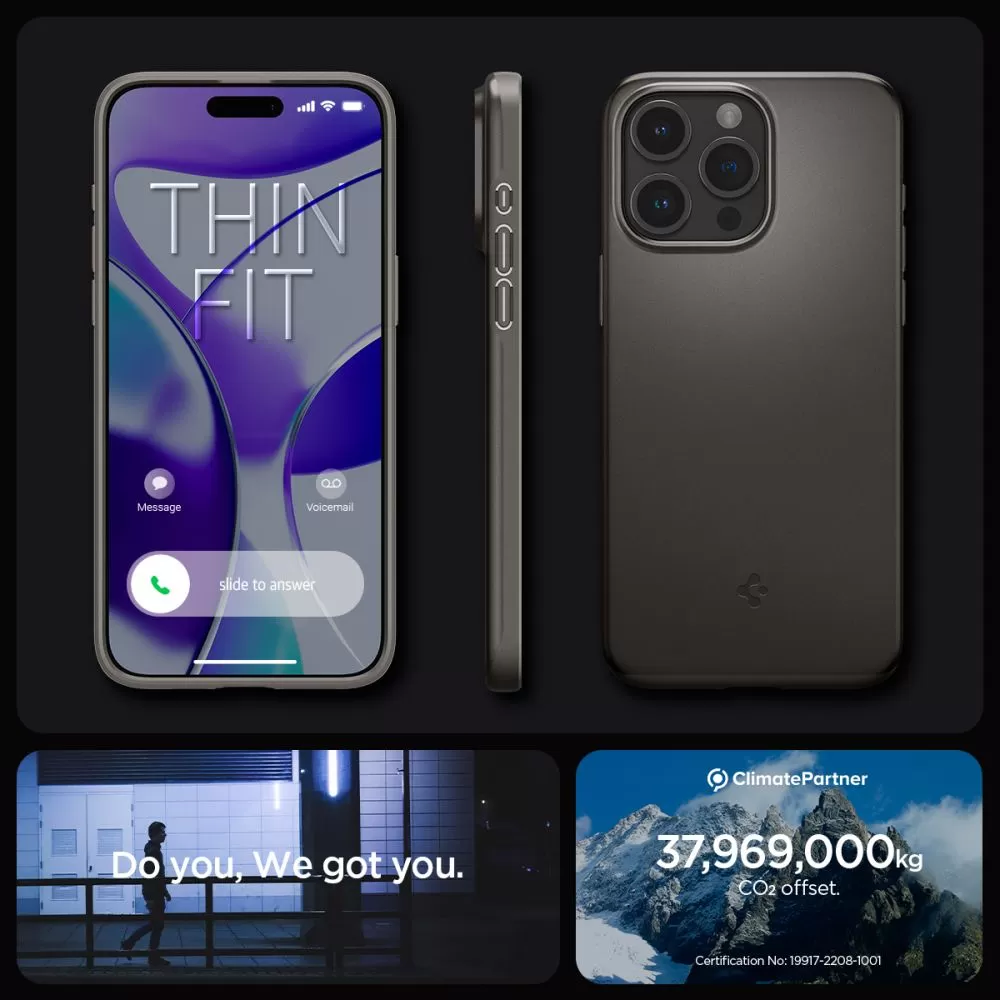 Apple iPhone 15 Pro Max suojakuori  SPIGEN THIN FIT