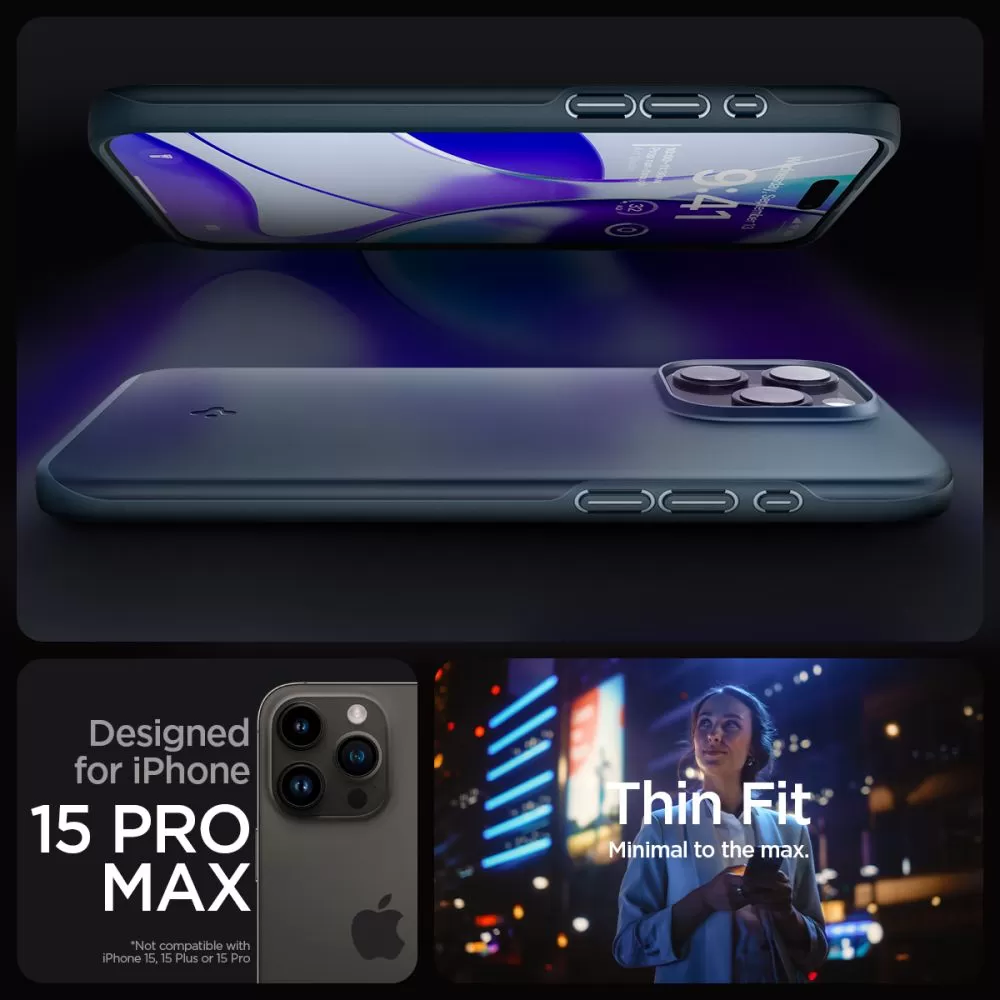Apple iPhone 15 Pro Max suojakuori  SPIGEN THIN FIT