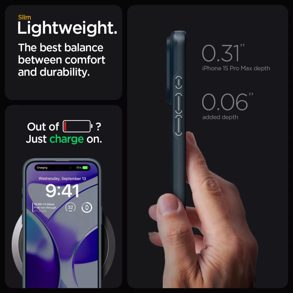 Apple iPhone 15 Pro Max suojakuori  SPIGEN THIN FIT