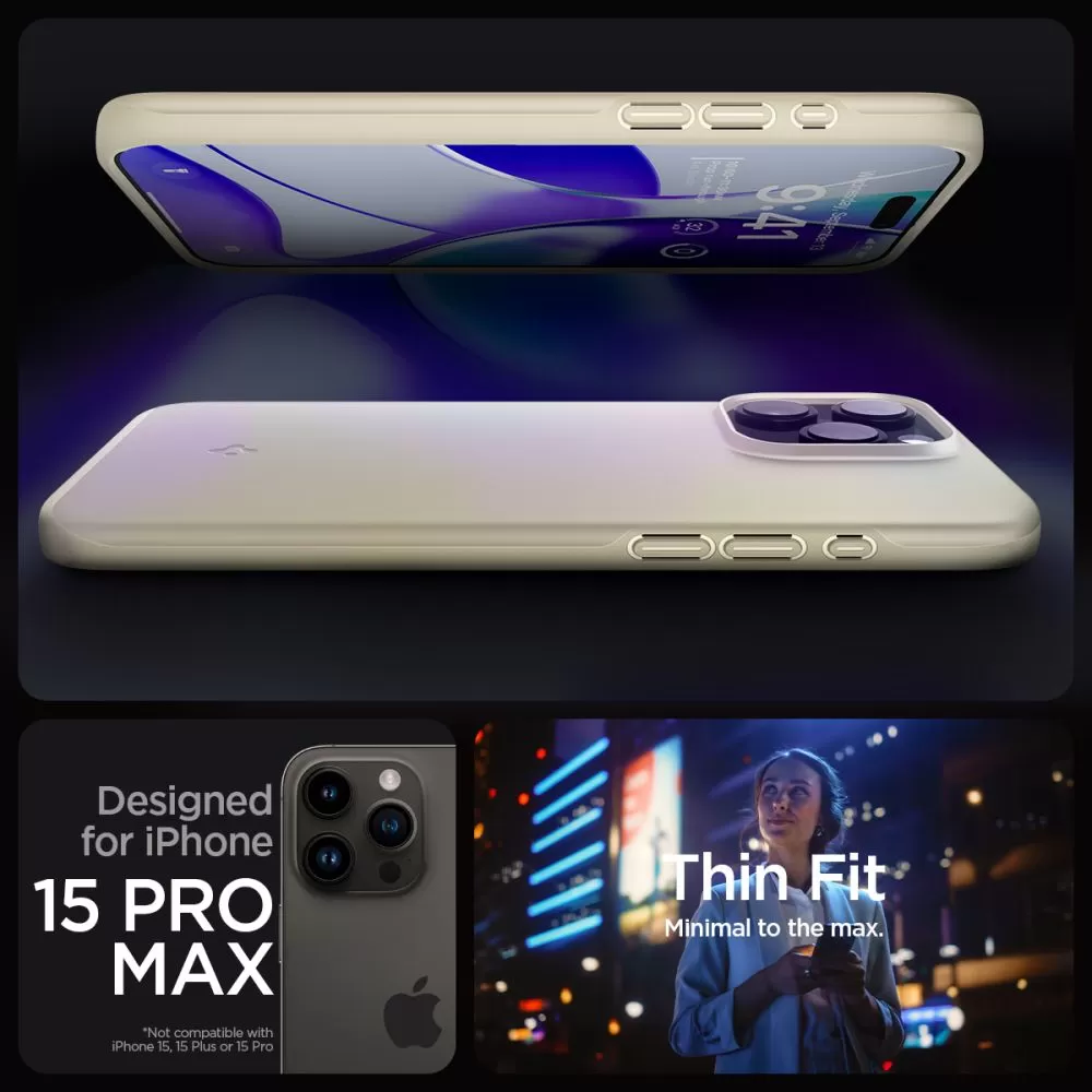 Apple iPhone 15 Pro Max ümbris  SPIGEN THIN FIT