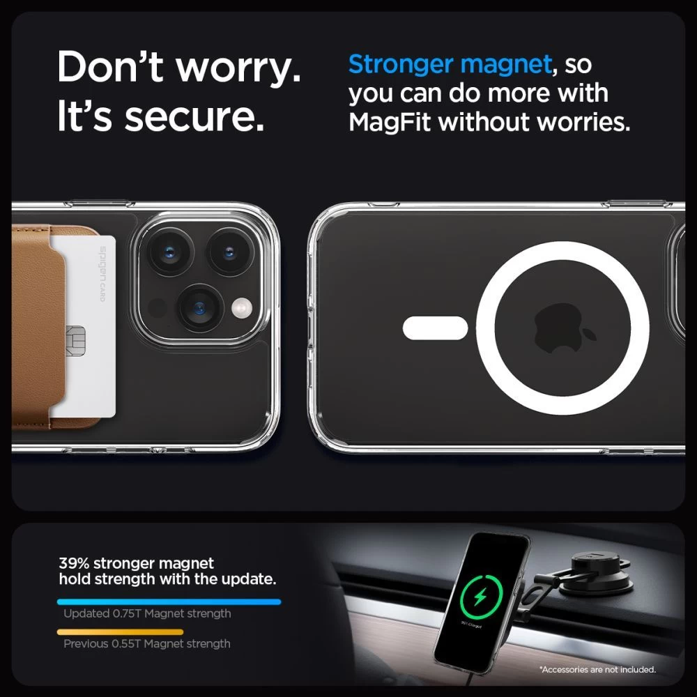 Apple iPhone 15 Pro Max suojakuori valkoinen SPIGEN ULTRA HYBRID MAG MAGSAFE
