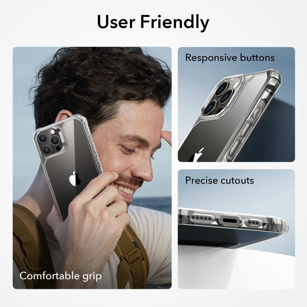 Apple iPhone 15 Pro Max suojakuori läpinäkyvä ESR AIR ARMOR