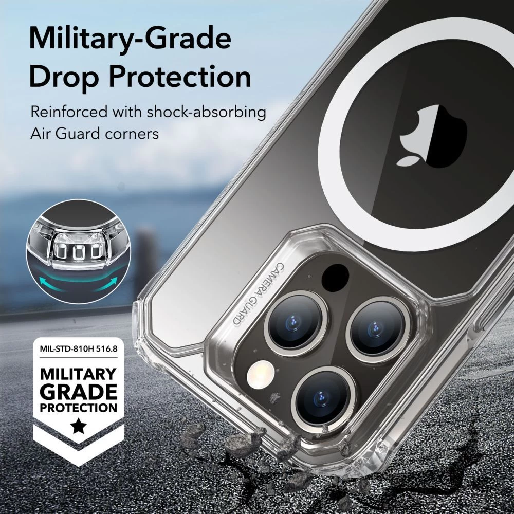 Apple iPhone 15 Pro Max ümbris läbipaistev ESR AIR ARMOR HALOLOCK MAGSAFE