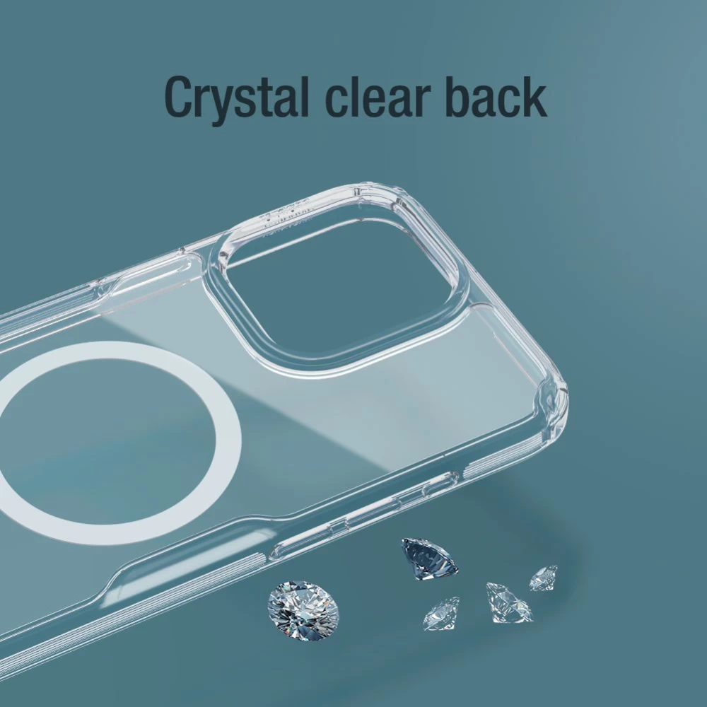 Apple iPhone 15 Pro Max ümbris läbipaistev NILLKIN TPU PRO MAGNETIC