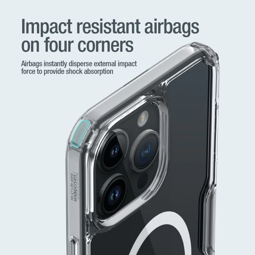 Apple iPhone 15 Pro Max ümbris läbipaistev NILLKIN TPU PRO MAGNETIC