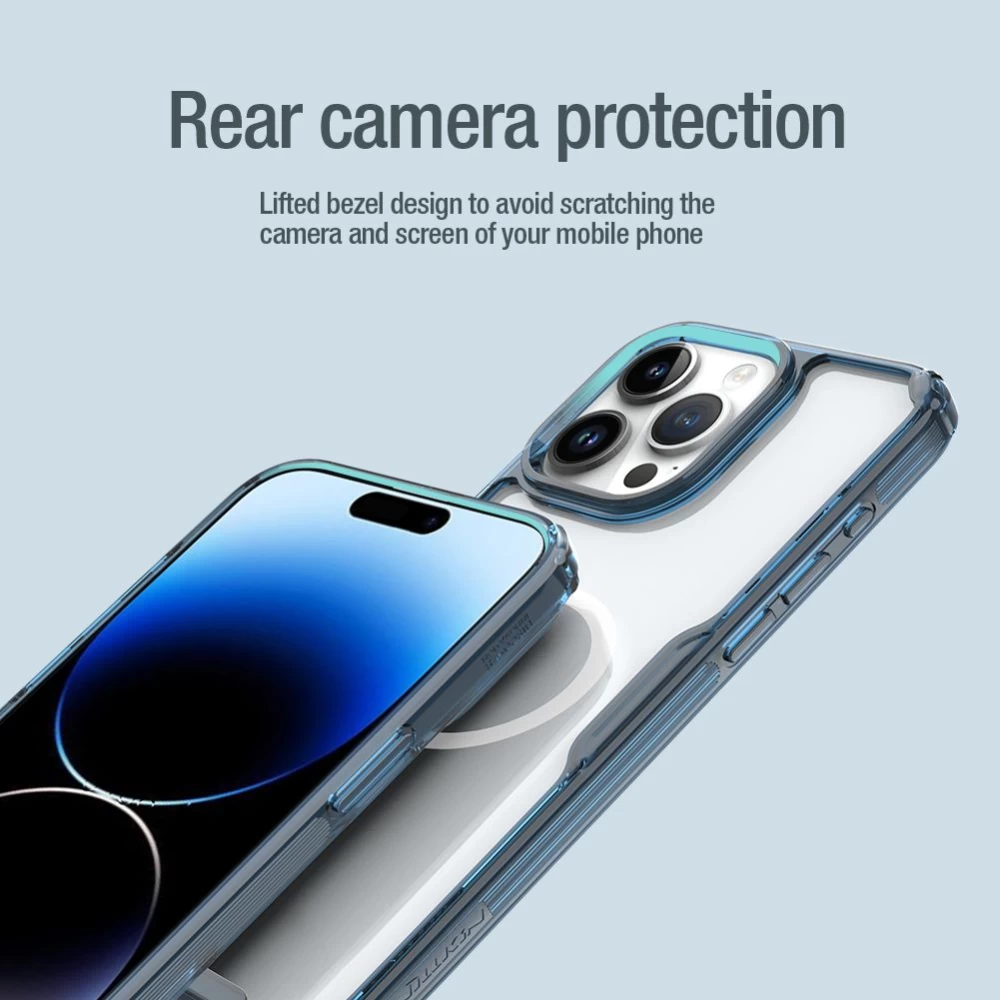 Apple iPhone 15 Pro Max ümbris läbipaistev NILLKIN TPU PRO MAGNETIC