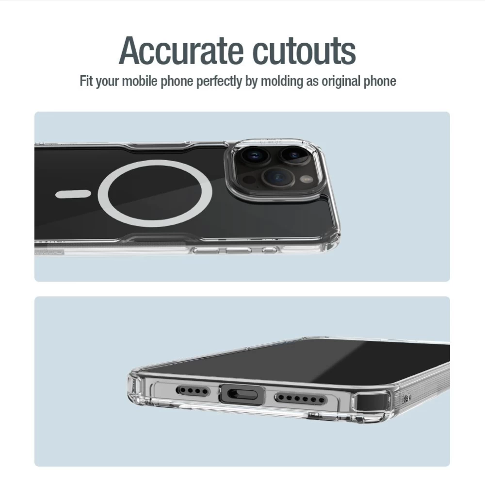 Apple iPhone 15 Pro Max ümbris läbipaistev NILLKIN TPU PRO MAGNETIC