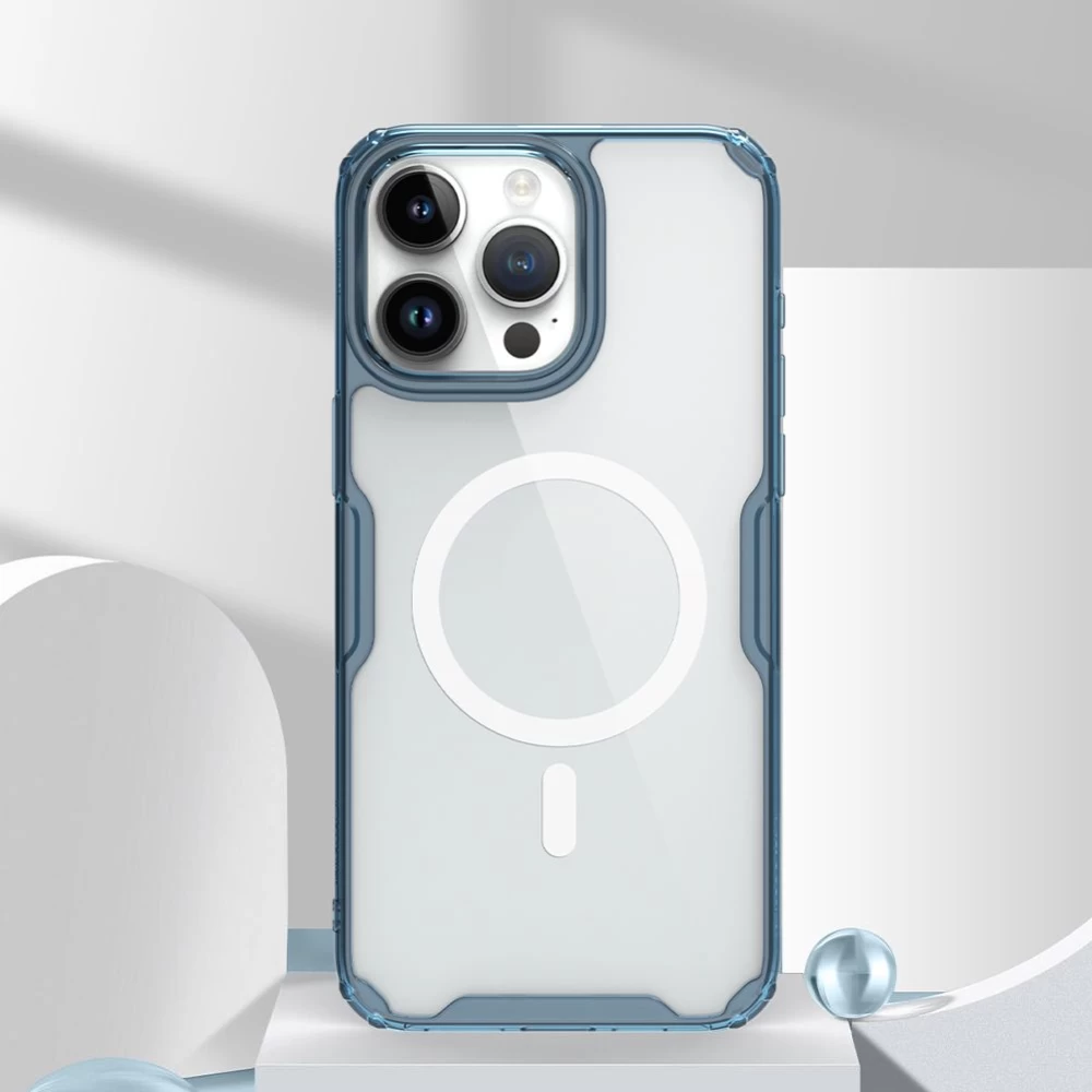 Apple iPhone 15 Pro Max ümbris läbipaistev NILLKIN TPU PRO MAGNETIC