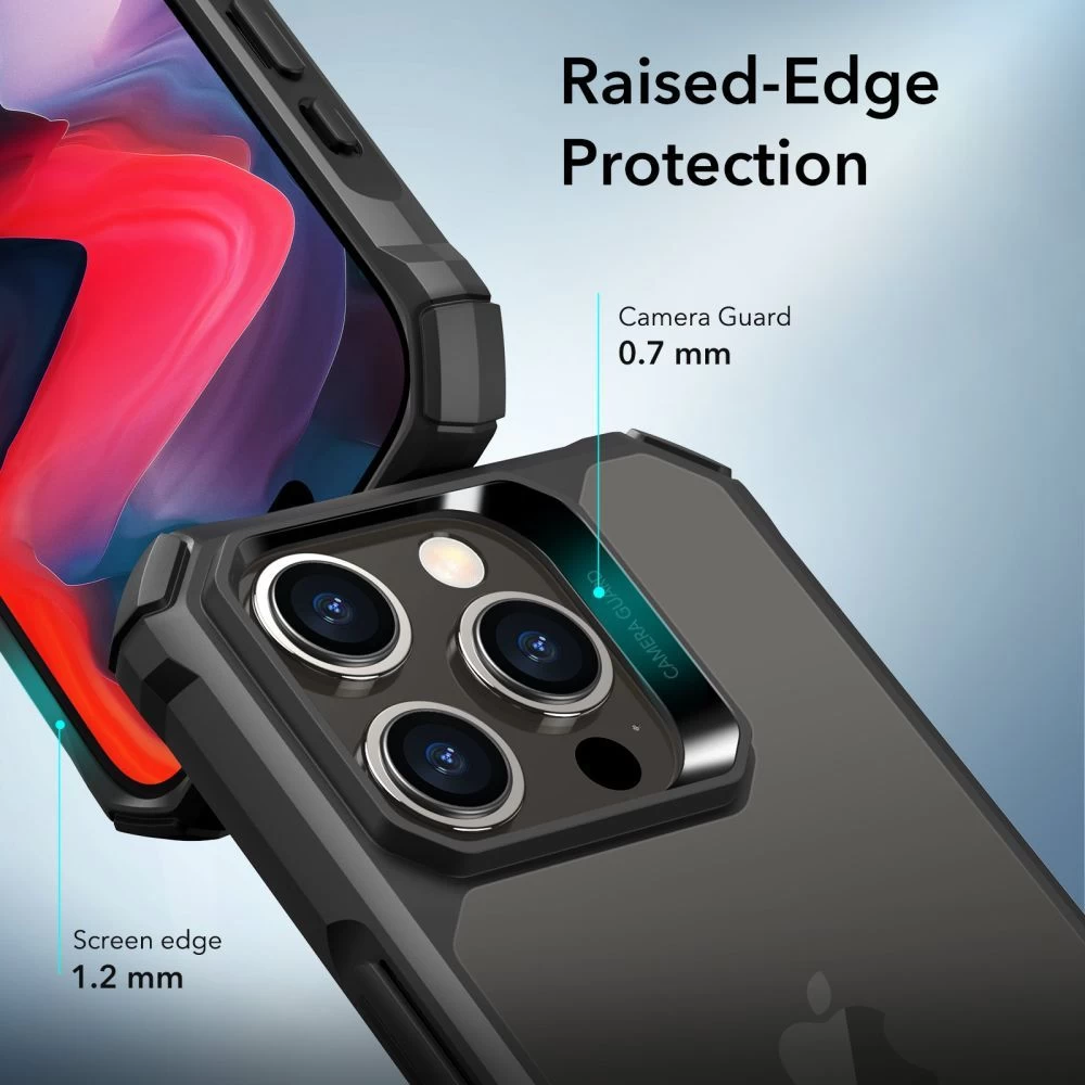 Apple iPhone 15 Pro Max suojakuori musta ESR AIR ARMOR