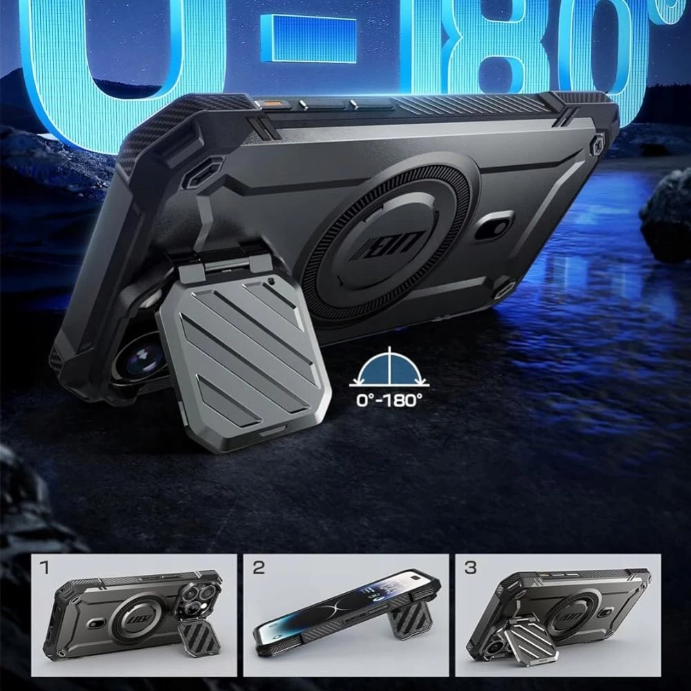 Apple iPhone 15 Pro Max suojakuori musta SUPCASE UB XT MAG MAGSAFE