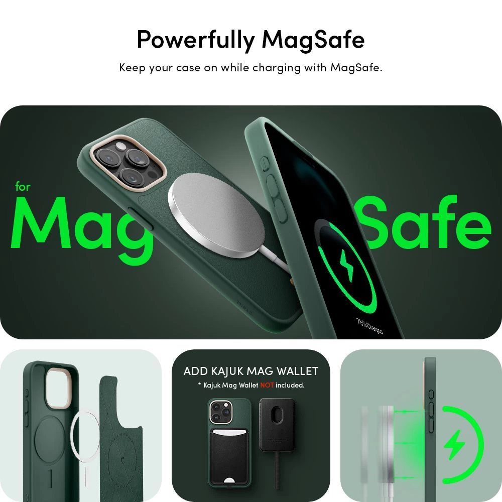 Apple iPhone 15 Pro Max ümbris roheline SPIGEN CYRILL KAJUK MAG MAGSAFE