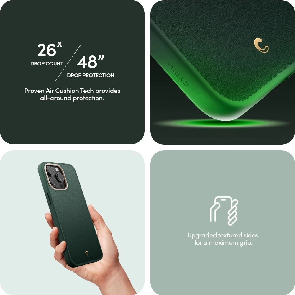 Apple iPhone 15 Pro Max ümbris roheline SPIGEN CYRILL KAJUK MAG MAGSAFE