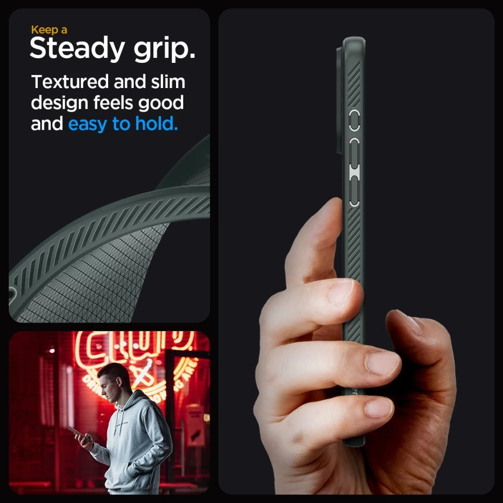 Apple iPhone 15 Pro Max dėklas žalia SPIGEN LIQUID AIR