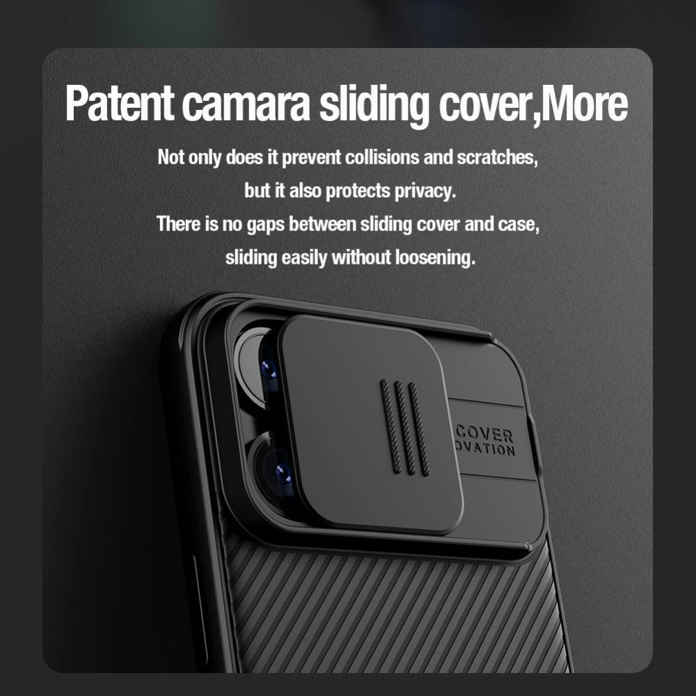 Apple iPhone 15 Pro Max чехол зеленый NILLKIN CAMSHIELD PRO