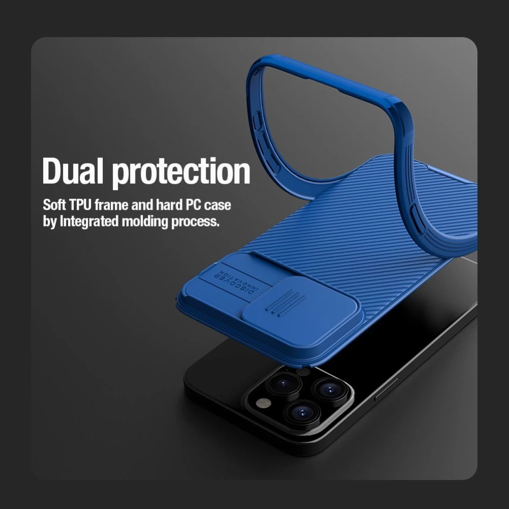 Apple iPhone 15 Pro Max чехол зеленый NILLKIN CAMSHIELD PRO