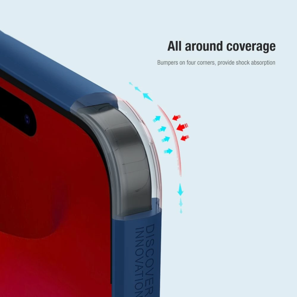 Apple iPhone 15 Pro Max suojakuori vihreä NILLKIN SUPER FROSTED SHIELD PRO