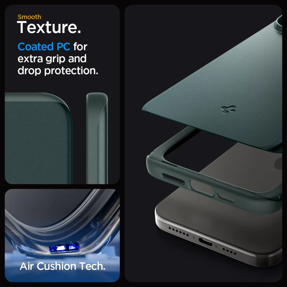 Apple iPhone 15 Pro Max ümbris roheline SPIGEN THIN FIT