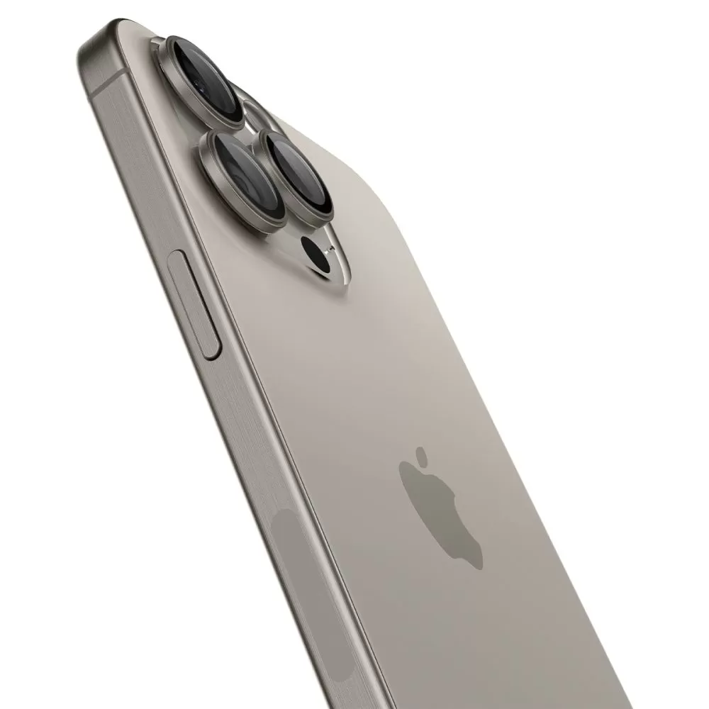 Apple iPhone 15 Pro Max apsauginis stiklas  SPIGEN OPTIK.TR ”EZ FIT” CAMERA PROTECTOR 2-PACK