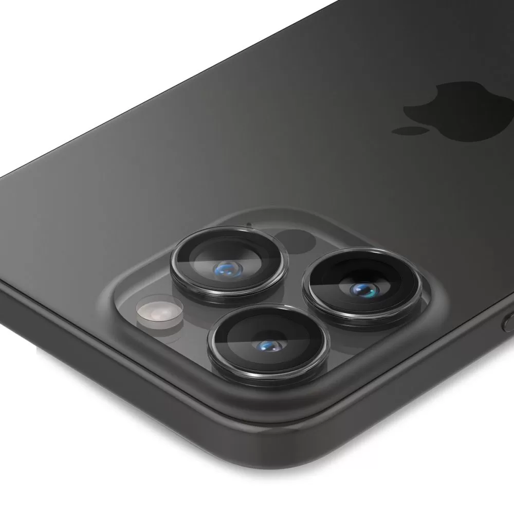 Apple iPhone 15 Pro Max apsauginis stiklas  SPIGEN OPTIK.TR ”EZ FIT” CAMERA PROTECTOR 2-PACK