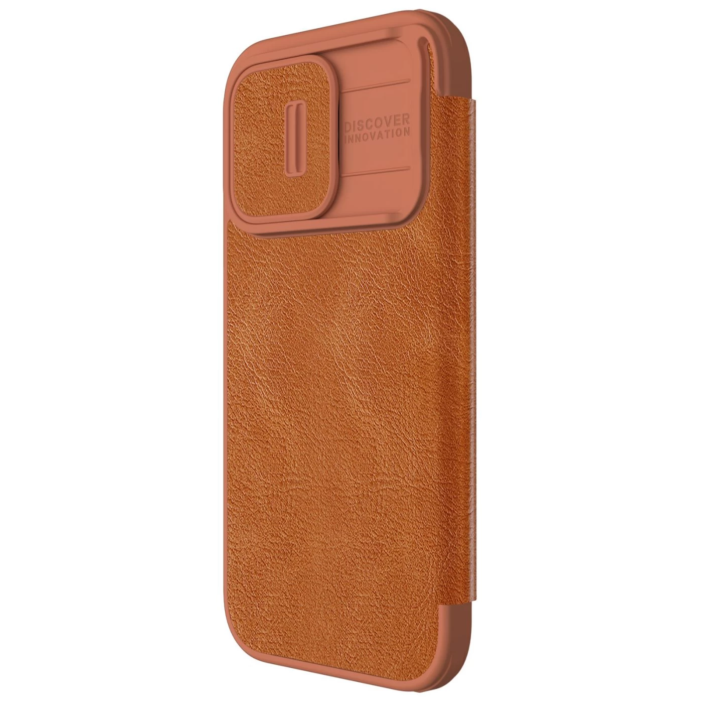 Apple iPhone 15 Pro Max suojakotelo ruskea NILLKIN QIN PRO LEATHER