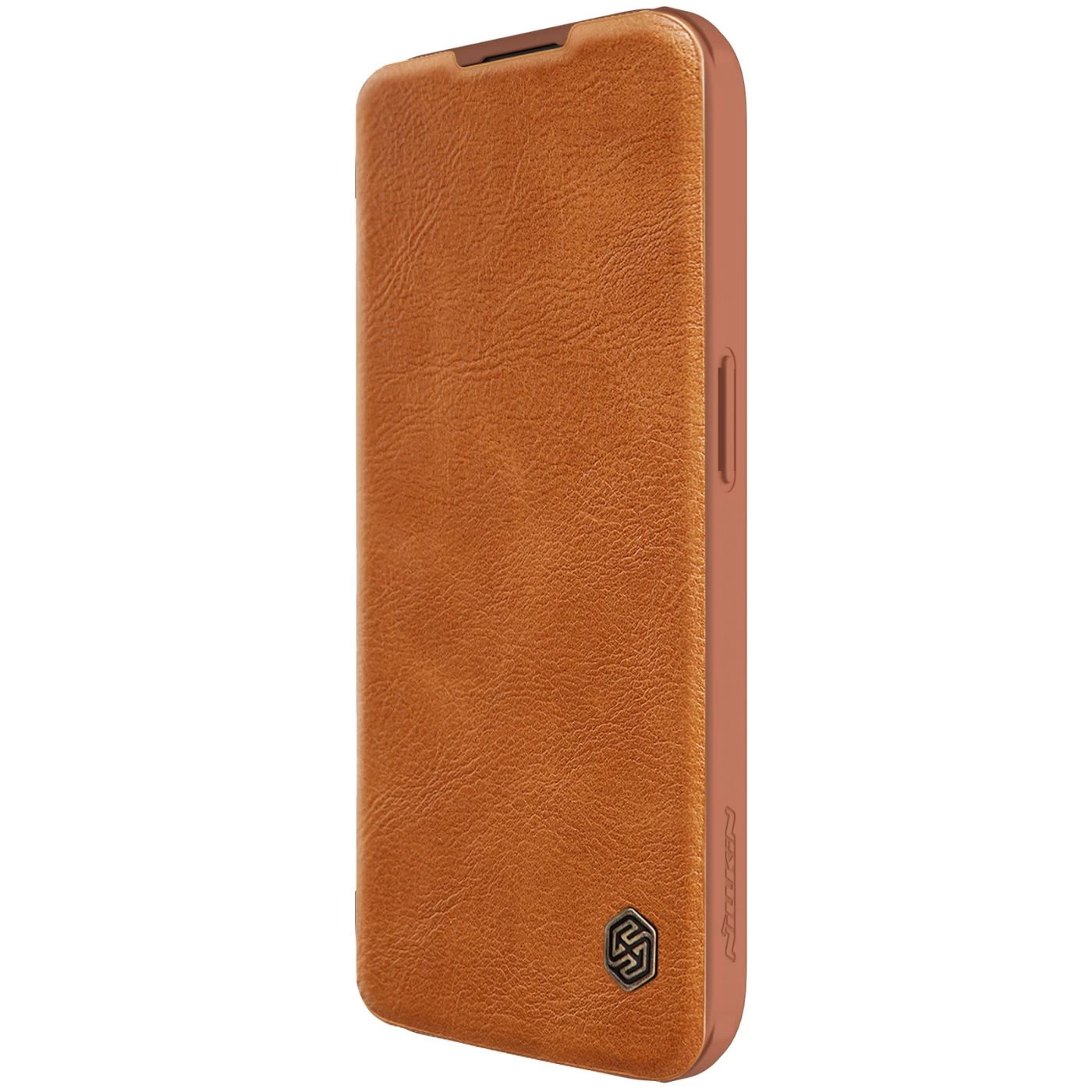 Apple iPhone 15 Pro Max suojakotelo ruskea NILLKIN QIN PRO LEATHER