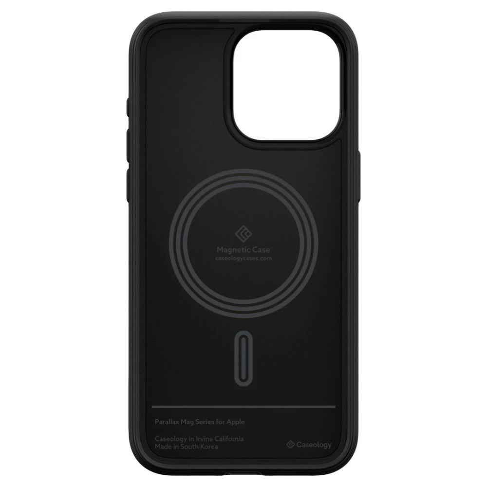 Apple iPhone 15 Pro Max suojakuori musta CASEOLOGY PARALLAX MAG MAGSAFE