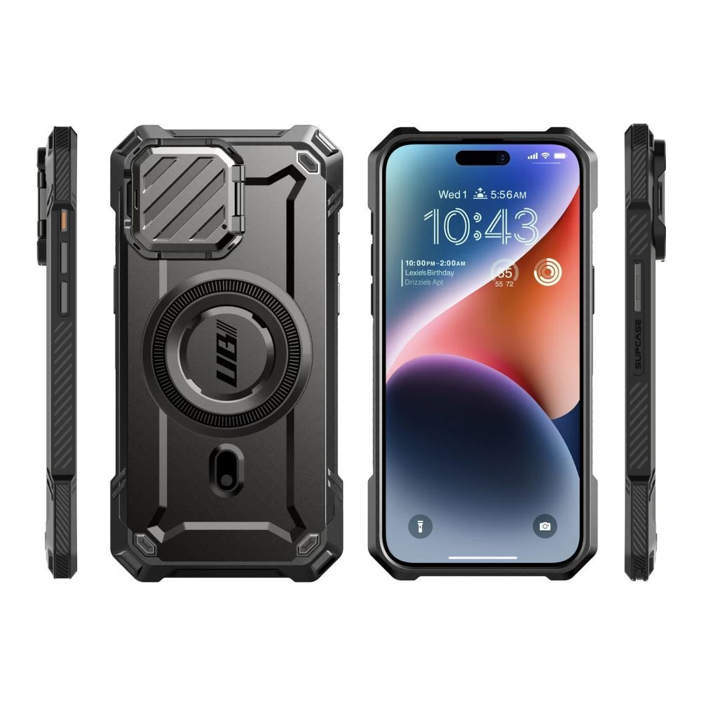 Apple iPhone 15 Pro Max suojakuori musta SUPCASE UB XT MAG MAGSAFE