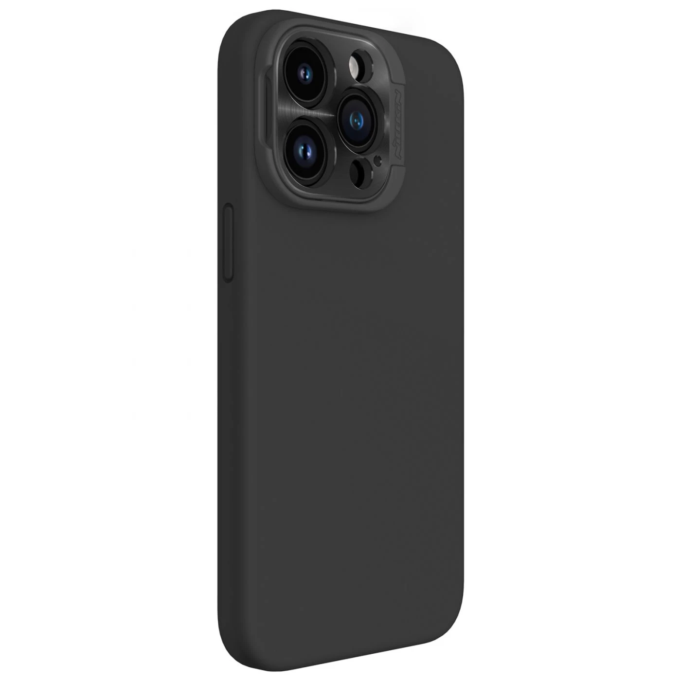 Apple iPhone 15 Pro Max suojakuori musta NILLKIN LENSWING MAGNETIC