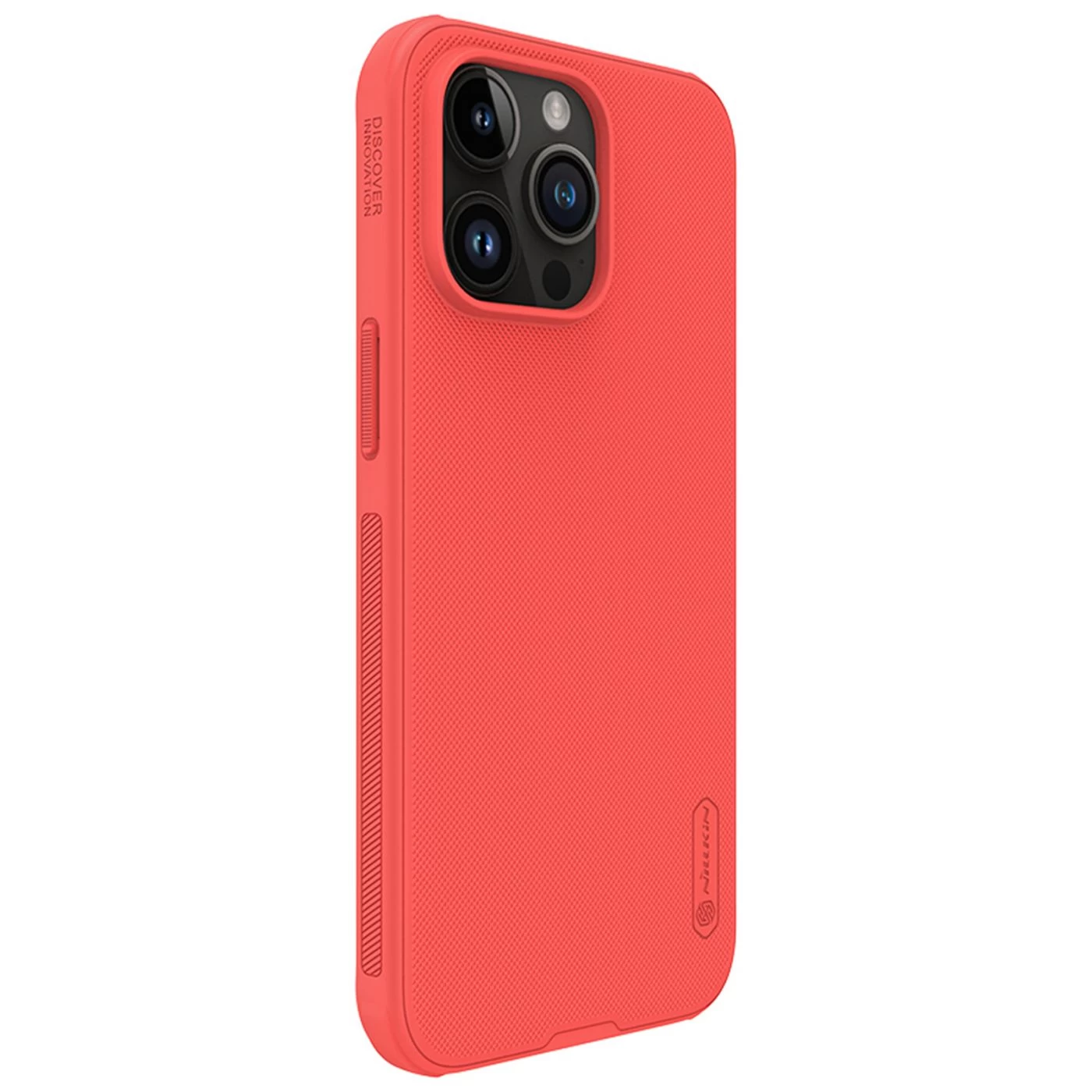 Apple iPhone 15 Pro Max case red NILLKIN SUPER FROSTED SHIELD PRO