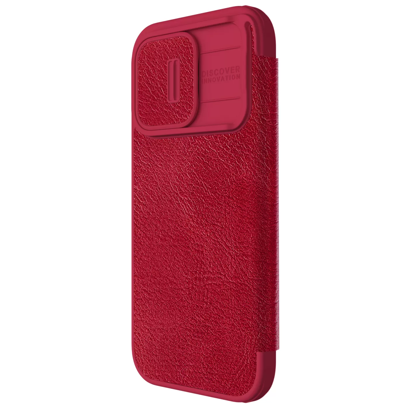 Apple iPhone 15 Pro Max suojakotelo punainen NILLKIN QIN PRO LEATHER