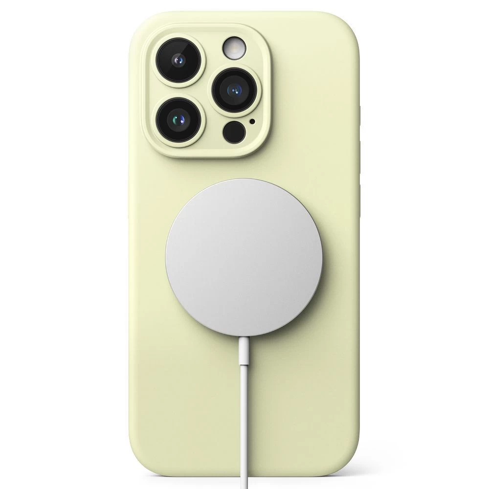 Apple iPhone 15 Pro Max чехол зеленый RINGKE SILICONE MAGNETIC MAGSAFE