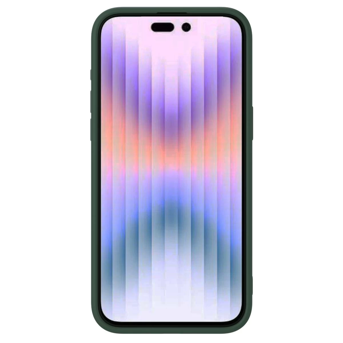 Apple iPhone 15 Pro Max suojakuori vihreä NILLKIN CAMSHIELD SILKY SILICON