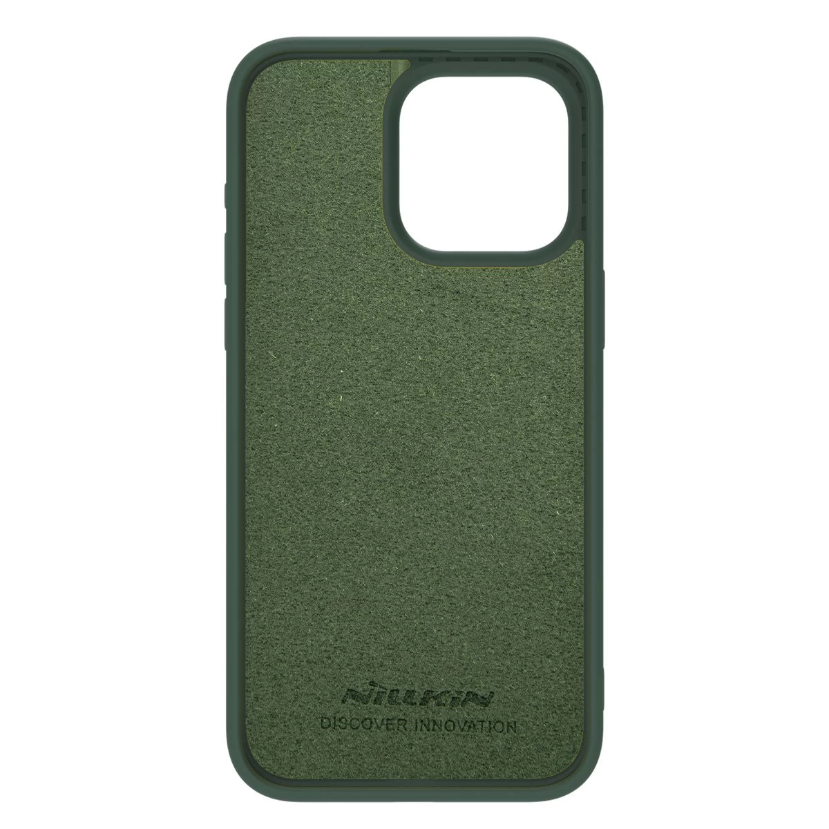 Apple iPhone 15 Pro Max suojakuori vihreä NILLKIN CAMSHIELD SILKY SILICON