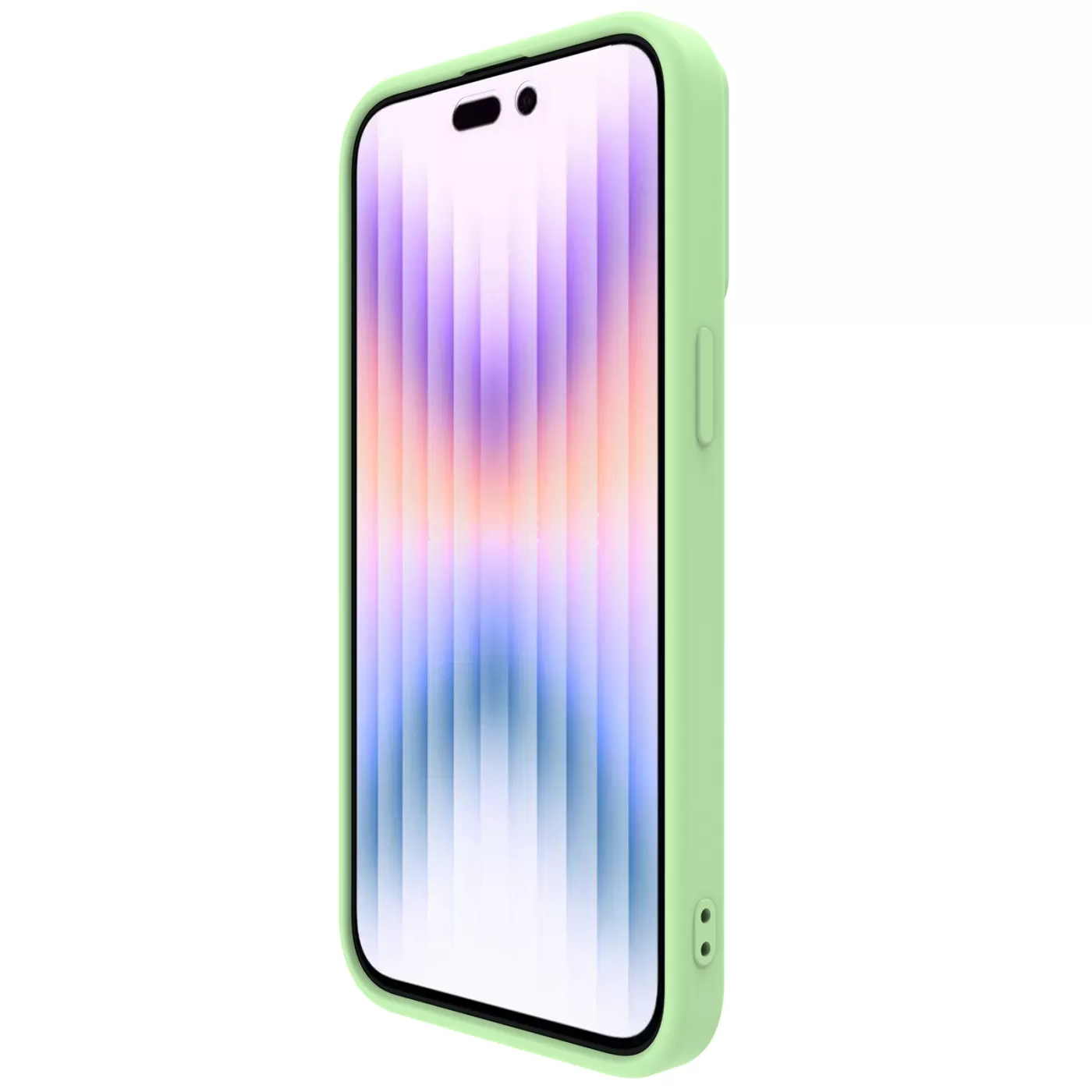 Apple iPhone 15 Pro Max чехол зеленый NILLKIN CAMSHIELD SILKY MAGNETIC SILICON