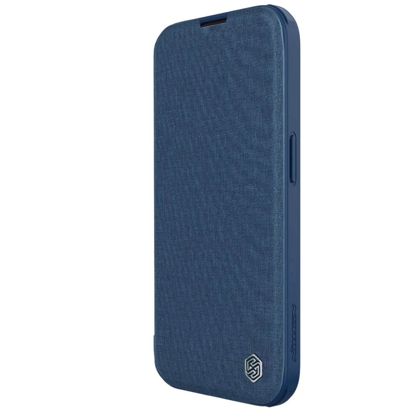 Apple iPhone 15 Pro Max suojakotelo sininen NILLKIN QIN PRO LEATHER (CLOTH VERSION)