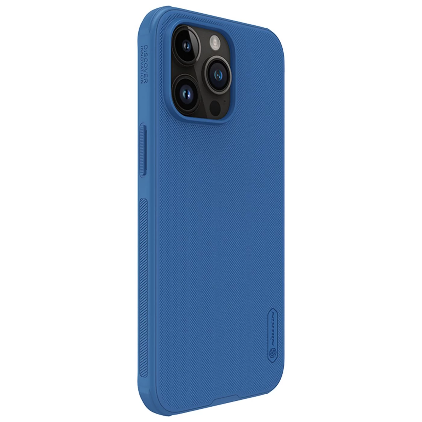 Apple iPhone 15 Pro Max suojakuori sininen NILLKIN SUPER FROSTED SHIELD PRO