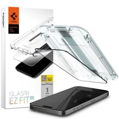 iPhone iPhone 15 Pro Max apsauginis stiklas SPIGEN GLAS.TR ”EZ FIT” FC Apple iPhone 15 Pro Max