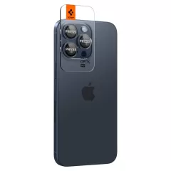 Apple iPhone 15 Pro Max apsauginis stiklas  SPIGEN OPTIK.TR ”EZ FIT” CAMERA PROTECTOR 2-PACK